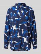 Relaxed fit blouse met lange mouwen van pure viscose