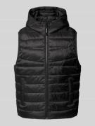 Bodywarmer met capuchon en steekzakken
