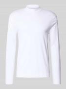 Shirt met lange mouwen en opstaande kraag