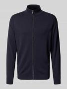 Regular fit gebreid jack van puur katoen