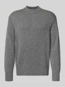 Relaxed fit gebreide pullover van een mix van wol en kasjmier, model '...