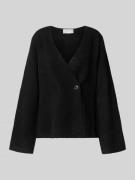 Gebreid jack met knoopsluiting, model 'Marie'