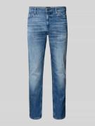Straight fit jeans van katoenmix, model 'DELAWARE BO'