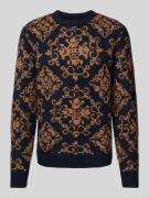 Gebreide pullover met wol