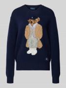 Gebreide pullover van een mix van wol en kasjmier