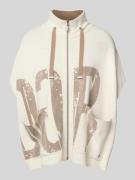 Relaxed fit gebreid jack van wolmix