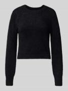 Regular fit gebreide pullover met ronde hals, model 'PETRA'