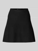 Uitlopende minirok in riblook, model 'COCO'