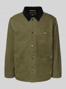 Jack met platte kraag en borstzakken