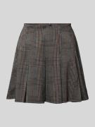 Uitlopende minirok met viscose, model 'FINE'