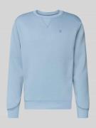 Regular fit pullover met logostitching, model 'Premium'