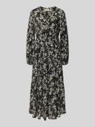 Uitlopende vrijetijdsjurk van viscosemix