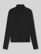 Slim fit shirt met lange mouwen van lyocellmix