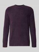 Regular fit gebreide pullover met wol, model 'BOSSE-R'