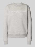 Relaxed fit sweatshirt van katoenmix