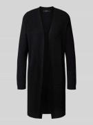 Lange cardigan van viscosemix, model 'SABA'