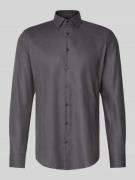 Slim fit zakelijk overhemd van puur katoen