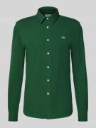 Slim fit vrijetijdsoverhemd in gestructureerde look