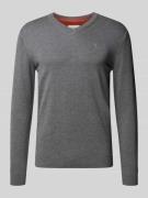 Regular fit pullover van puur katoen