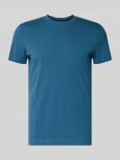 Slim fit T-shirt van katoenmix
