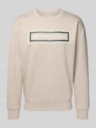 Regular fit sweatshirt van katoenmix