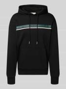 Regular fit hoodie van katoenmix