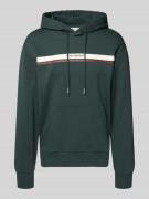 Regular fit hoodie van katoenmix