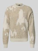 Loose fit gebreide pullover met wol, model 'KRADAR'