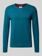 Regular fit pullover van puur katoen