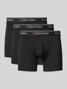Boxershort met elastische logoband in een set van 3 stuks