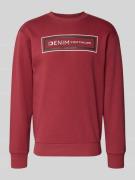 Regular fit sweatshirt van katoenmix