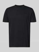 T-shirt met labelstitching en ronde hals