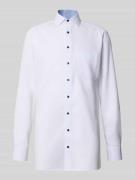 Regular fit zakelijk overhemd met extra lange mouwen