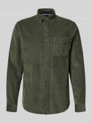 Regular fit vrijetijdsoverhemd van puur katoen