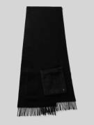 Sjaal van wolmix in gemêleerde look