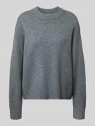 Loose fit gebreide pullover van wol