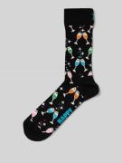 Regular fit sokken met logostitching, model 'CHEERS'