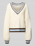 Gebreide pullover van wolmix, model 'MARWENI'