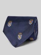 Stropdas van zijde in all-over look (8 cm)
