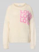 Relaxed fit pullover met viscose, model 'Dela'