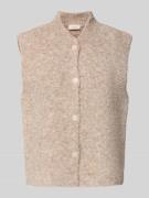 Gilet in gebreide look
