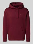 Regular fit hoodie van katoenmix