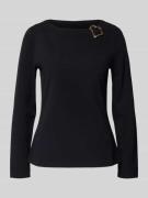 Regular fit shirt met 3/4-mouwen