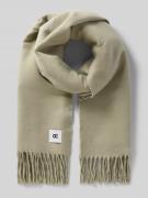 Sjaal met franjes, model 'Atopa'