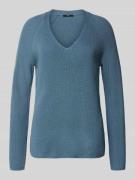 Gebreide pullover met V-hals