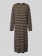 Gebreide jurk met ronde hals, model 'NURIA'