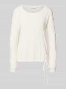 Blouseshirt met ronde hals