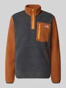 Sweatshirt met opstaande kraag