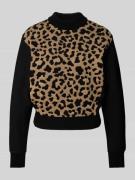 Sweatshirt met ribboorden