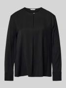 Relaxed fit blouse met lange mouwen van pure viscose